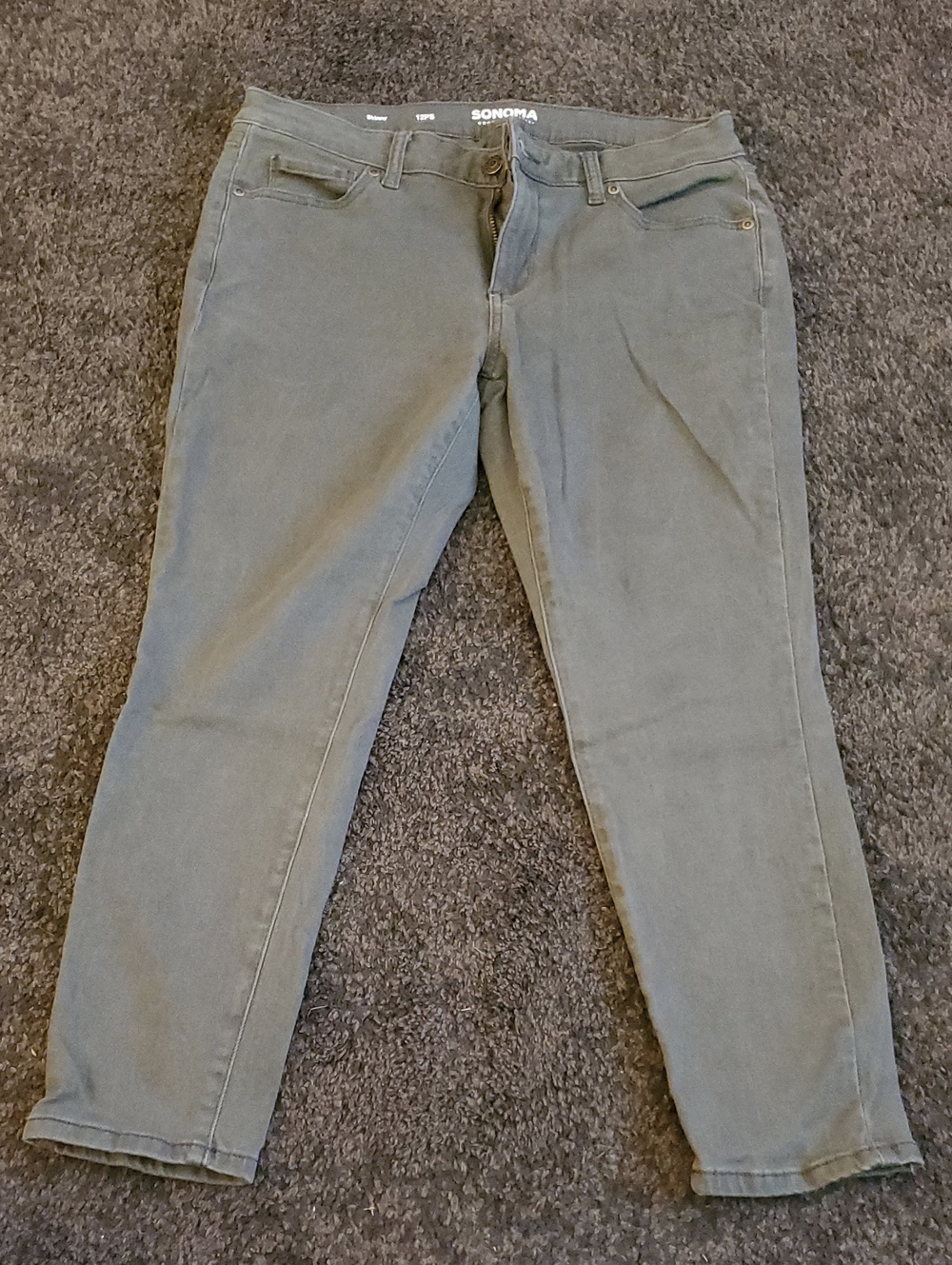 Sonoma Skinny Jeans in Olive